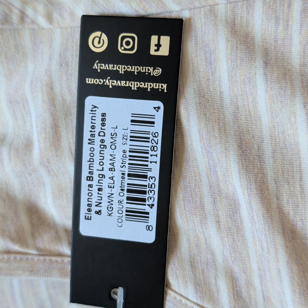 Kindred Bravely Eleanora Bamboo Maternity & Nursing Lounge Dress - Picture 9 of 12